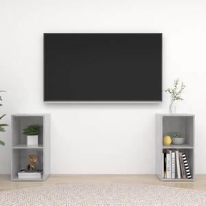 TV skříňky 2 ks betonově šedé 72x35x36,5 cm kompozitní dřevo 3079902