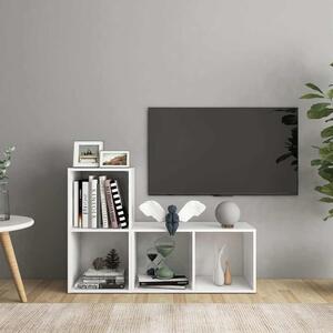 TV skříňky 2 ks bílé 72 x 35 x 36,5 cm kompozitní dřevo 3079943