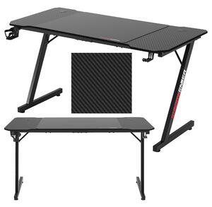 Herní stůl GAMER 1.0 – 140 cm, s podložkou pod myš