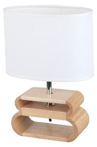 Stolní lampa COREP, Oslo, Bílá, Obývací pokoj, Tkanina / Textil, Skandinávský