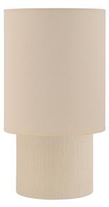 Stolní lampa COREP, Rhodes, Béžová, Obývací pokoj, Keramika