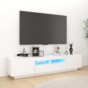 TV skříňka s LED osvětlením bílá 180 x 35 x 40 cm 3081897