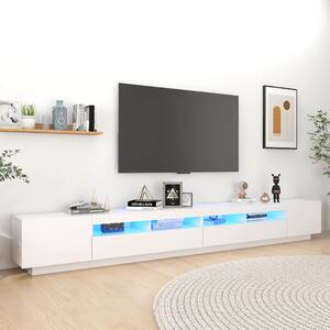 TV skříňka s LED osvětlením bílá 300 x 35 x 40 cm 3081924