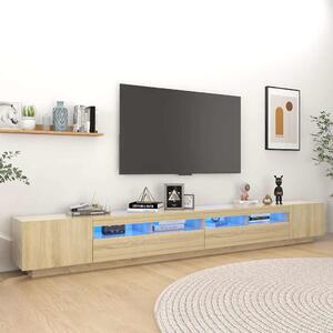 TV skříňka s LED osvětlením dub sonoma 300 x 35 x 40 cm 3081927