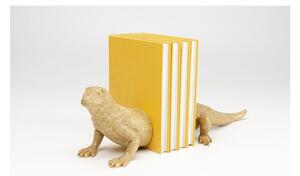 Sada dvou zarážek na knihy ve zlaté barvě Kare Design Lizard