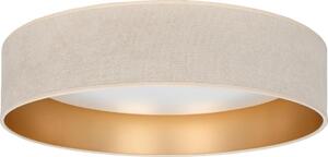 Brilagi-LED Str. svítidlo VELVET SIMPLE LED/24W/230V 4000K pr. 45 cm krém./zlatá