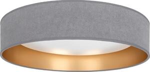 Brilagi-LED Stropní svítidlo VELVET SIMPLE LED/24W/230V 3000K pr. 45 cm šedá/zl
