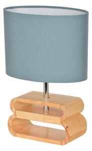 Stolní lampa COREP, Oslo, Modrá, Obývací pokoj, Tkanina / Textil, Skandinávský