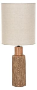 Stolní lampa COREP, Santal, Bílá, Obývací pokoj, Keramika