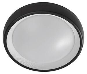 Lindby - Niniel Round LED Venkovní Stropní Lampa Černá/Bílá