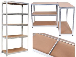 Skladový regál CONOR 180 × 90 × 30 cm – nosnost 875 kg