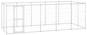 Venkovní psí kotec pozinkovaná ocel 12,1 m² 3082309