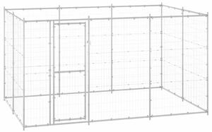 Venkovní psí kotec pozinkovaná ocel 7,26 m² 3082308
