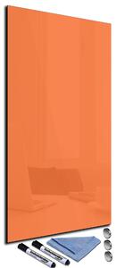 Glasdekor Magnetická skleněná tabule 34x72cm oranžová