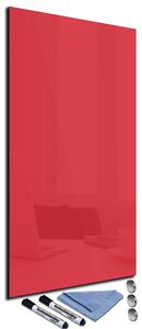 Glasdekor Magnetická skleněná tabule 34x72cm červená