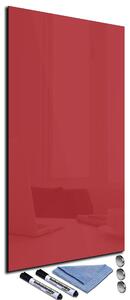 Glasdekor Magnetická skleněná tabule 30x60cm rudá