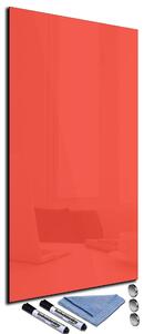 Glasdekor Magnetická skleněná tabule 30x60cm červeno-oranžová