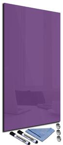 Glasdekor Magnetická skleněná tabule 120x40cm fialová