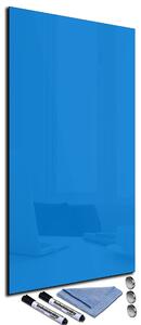 Glasdekor Magnetická skleněná tabule 30x60cm pomněnková modrá