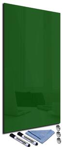 Glasdekor Magnetická skleněná tabule 34x72cm tmavě zelená