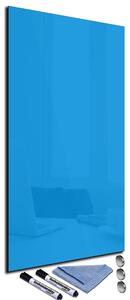 Glasdekor Magnetická skleněná tabule 120x40cm pomněnková modrá