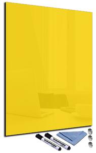 Glasdekor Magnetická skleněná tabule 60x90cm tmavá žlutá