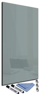 Glasdekor Magnetická skleněná tabule 34x72cm betonová šedá