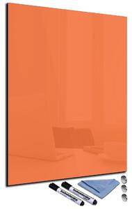 Glasdekor Magnetická skleněná tabule 60x70cm oranžová