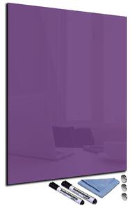 Glasdekor Magnetická skleněná tabule 50x70cm fialová