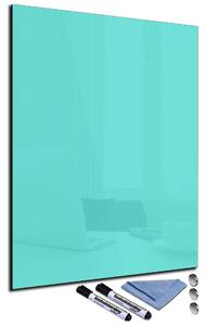 Glasdekor Magnetická skleněná tabule 60x70cm světlá tyrkysová