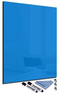 Glasdekor Magnetická skleněná tabule 60x52cm pomněnková modrá