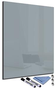 Glasdekor Magnetická skleněná tabule 60x52cm světle šedá