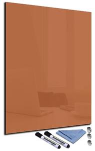 Glasdekor Magnetická skleněná tabule 60x90cm červeno hnědá