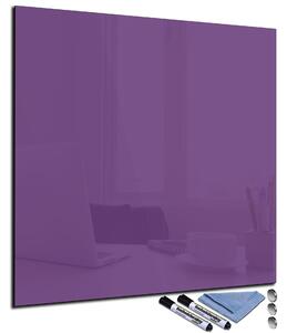 Glasdekor Magnetická skleněná tabule 50x50cm fialová