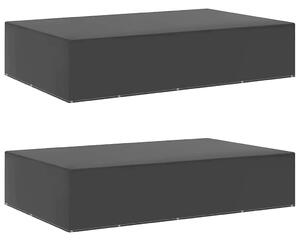 Plachty na zahradní nábytek 2 ks 12 oček 325 x 205 x 70 cm 3082838