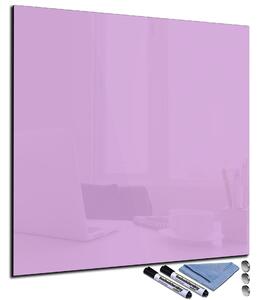 Glasdekor Magnetická skleněná tabule 40x40cm světle růžová