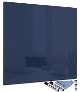 Glasdekor Magnetická skleněná tabule 65x65cm modro-černá