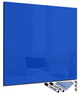Glasdekor Magnetická skleněná tabule 55x55cm královská modrá