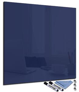 Glasdekor Magnetická skleněná tabule 40x40cm tmavě modrá