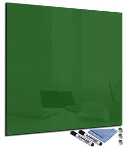 Glasdekor Magnetická skleněná tabule 40x40cm trávově zelená