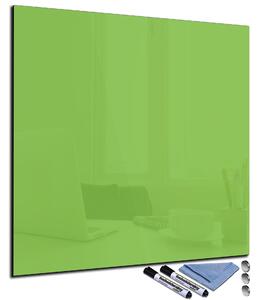 Glasdekor Magnetická skleněná tabule 40x40cm apple zelená