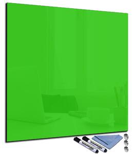 Glasdekor Magnetická skleněná tabule 40x40cm apple zelená