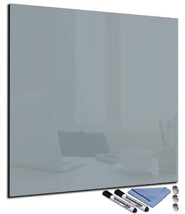 Glasdekor Magnetická skleněná tabule 50x50cm světle šedá