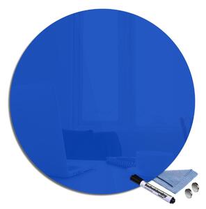 Glasdekor Magnetická skleněná tabule pr.40cm královská modrá