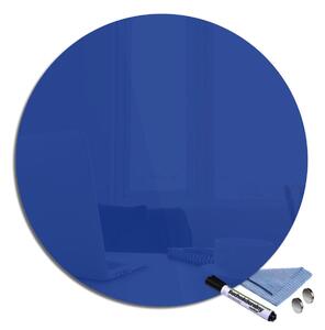 Glasdekor Magnetická skleněná tabule pr.50cm modrá