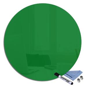 Glasdekor Magnetická skleněná tabule pr.70cm zelená
