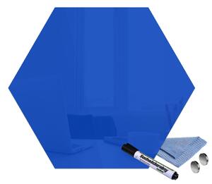 Glasdekor Magnetická skleněná tabule hexagon 40x34,5cm 0