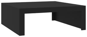Konferenční stolek černý 100 x 100 x 35 cm dřevotříska