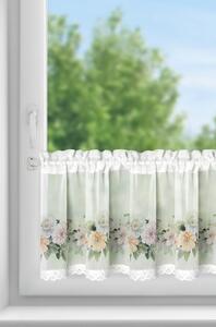KRÁTKÁ ZÁCLONA NA PÁSCE FLOWERY 150X30 CM KVĚTY