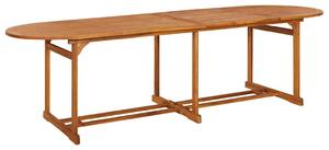 Zahradní jídelní stůl 280 x 90 x 75 cm masivní akáciové dřevo 315950